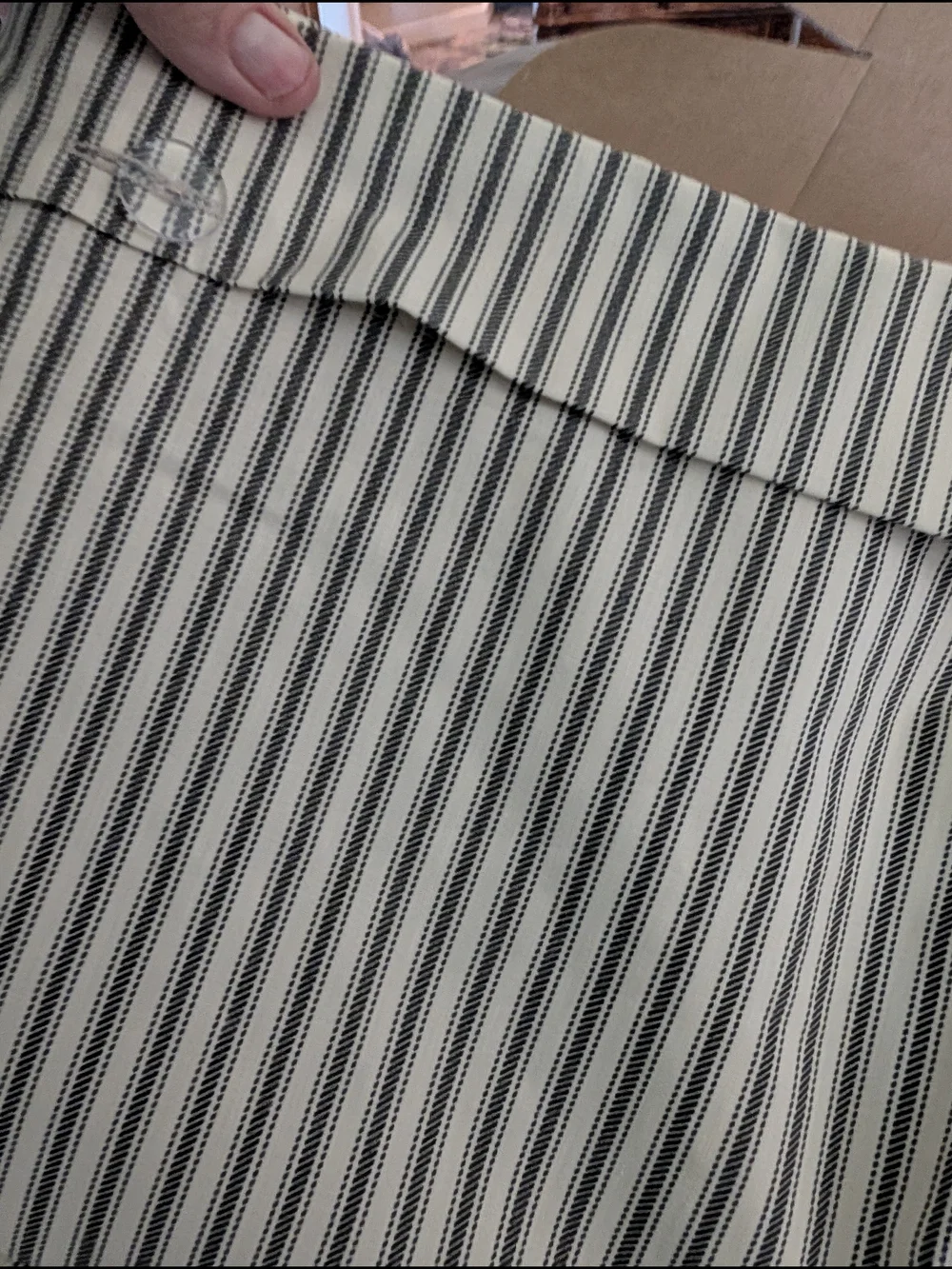 Ticking Stripe Duvet Cover King Red Land Cotton